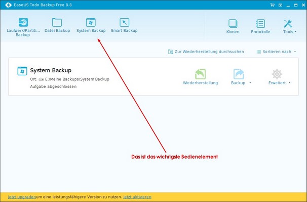 EaseUS Todo Backup Free